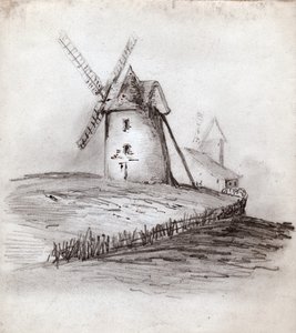 Molen in Normandië, Frankrijk