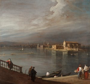 San Cristoforo, San Michele en Murano vanaf de Fondamenta Nuove, Venetië