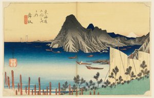 Maisaka, Imaki Punt, in De Drieënvijftig Stations van de Tokaido Weg door Hiroshige