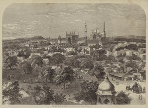 Algemeen uitzicht op Delhi door after A. Soltykoff