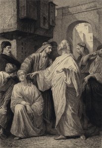 Jezus geneest de dove man