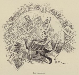 De prenten door after Albert Robida