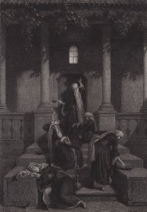 De wijze en de dwaze maagden door after Albert Robida