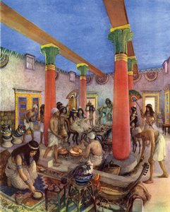 Huiselijk leven in het oude Egypte