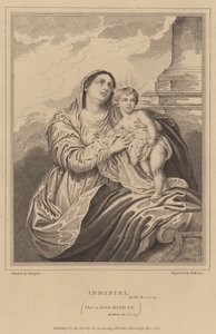 Immanuel, Dat is God met ons door after Anthony van Dyck