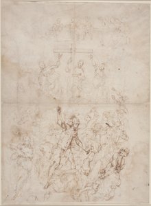 Het laatste oordeel door after Aurelio Lomi Giulio Benso
