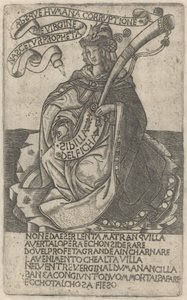Delphische Sibylle door after Baccio Baldini