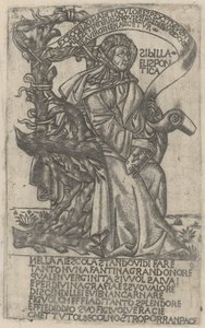 Hellespontische Sibylle door after Baccio Baldini