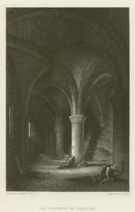 De kerker van Chillon door after C. Stanfield