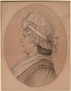 Elizabeth Marius Kemper door after Charles B. J. Févret de Saint Mémin American 19th Century