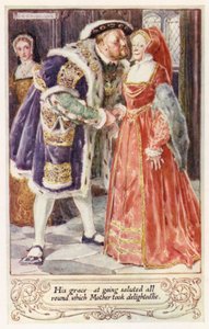 Zijn genade, bij het vertrek groette hij iedereen, wat Moeder verrukt deed door after Charles Edmund Brock