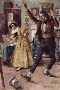Illustratie voor Nicholas Nickleby