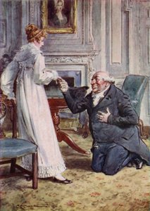 Zeg ja, Becky, ging Sir Pitt verder? door after Charles Edmund Brock