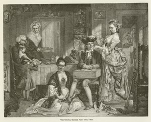 Mozes voorbereiden voor de beurs door after Daniel Maclise
