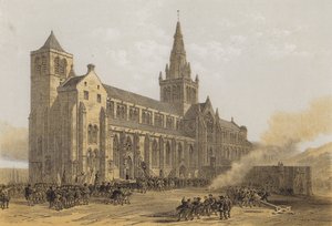Kathedraal van Glasgow (St Mungos), Exterieur door after David Roberts