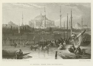 St Sophia vanaf de Bosporus