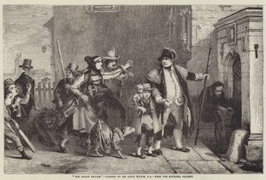 De parochiebode door after David Wilkie