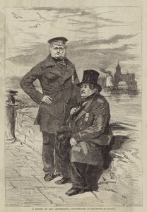Een paar oude luitenants door after Edmond Morin