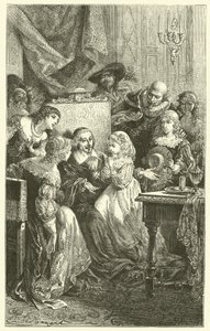 Blaise en Jacqueline Pascal door after Emile Antoine Bayard