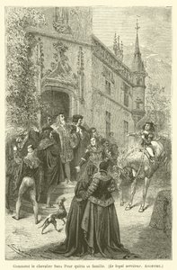 Hoe ridder Sans Peur zijn familie verliet, De loyale dienaar, Anoniem door after Emile Antoine Bayard