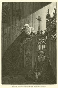Laatste momenten van Marie Stuart, Etienne Pasquier door after Emile Antoine Bayard