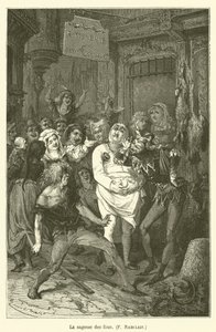 De wijsheid van dwazen, F Rabelais door after Emile Antoine Bayard
