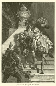 De moord op Henry IV, Malherbe door after Emile Antoine Bayard