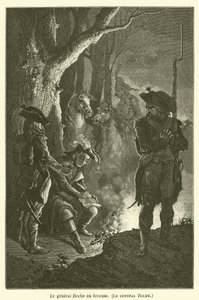 Generaal Hoche bij het bivak, Generaal Hoche door after Emile Antoine Bayard