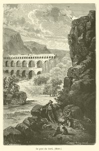 De brug van Gard, Mery door after Emile Antoine Bayard