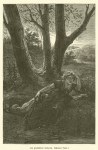 De eerste lezingen, George Sand door after Emile Antoine Bayard