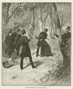 Madame Derblay stopt het duel door after Emile Antoine Bayard