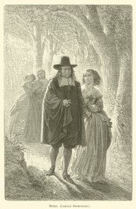 Milton, Camille Desmoulins door after Emile Antoine Bayard
