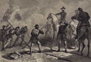 Shermans mars naar de zee door after Felix Octavius Carr Darley