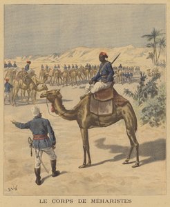 Het Korps van Meharisten door after Frederic Theodore Lix