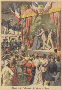 Theater van de Franse mariniers in Dakar, Senegal
