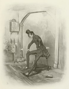 Alfred Jingle door after Frederick Barnard