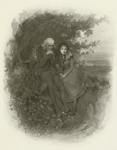 Kleine Nell en haar Grootvader door after Frederick Barnard