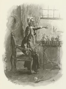 Juffrouw Betsy Trotwood door after Frederick Barnard