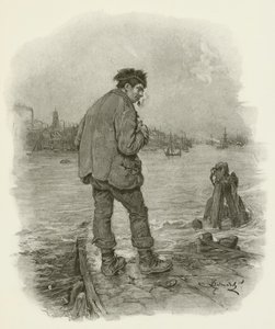Rogue Riderhood door after Frederick Barnard