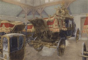 Kroonwagen van Karel X, 1825 door after French Photographer
