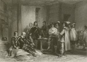 De dood van de graaf van Lindsey door after George Cattermole