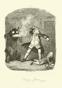 Illustratie voor Peregrine Pickle door Tobias Smollett door after George Cruikshank