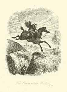 Illustratie voor Peregrine Pickle door Tobias Smollett door after George Cruikshank