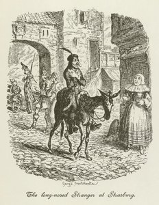 Illustratie voor Tristram Shandy door after George Cruikshank