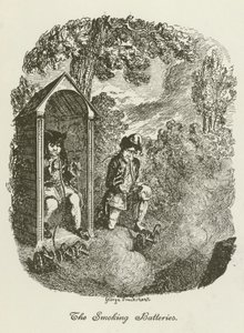 Illustratie voor Tristram Shandy door after George Cruikshank