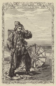 Robinson Crusoe door after George Housman Thomas