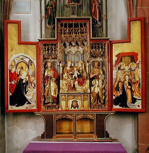 Het orgel, voltooid in 1868 door after German School