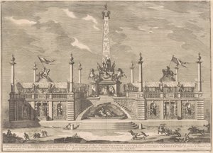 De Prima Macchina voor de Chinea van 1758: Een "Deliziosa" met hangende tuinen