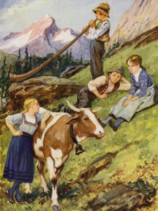 Een Zwitserse Zomer door after Gordon Frederick Browne