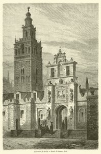 De Giralda, Sevilla door Gustave after Dore